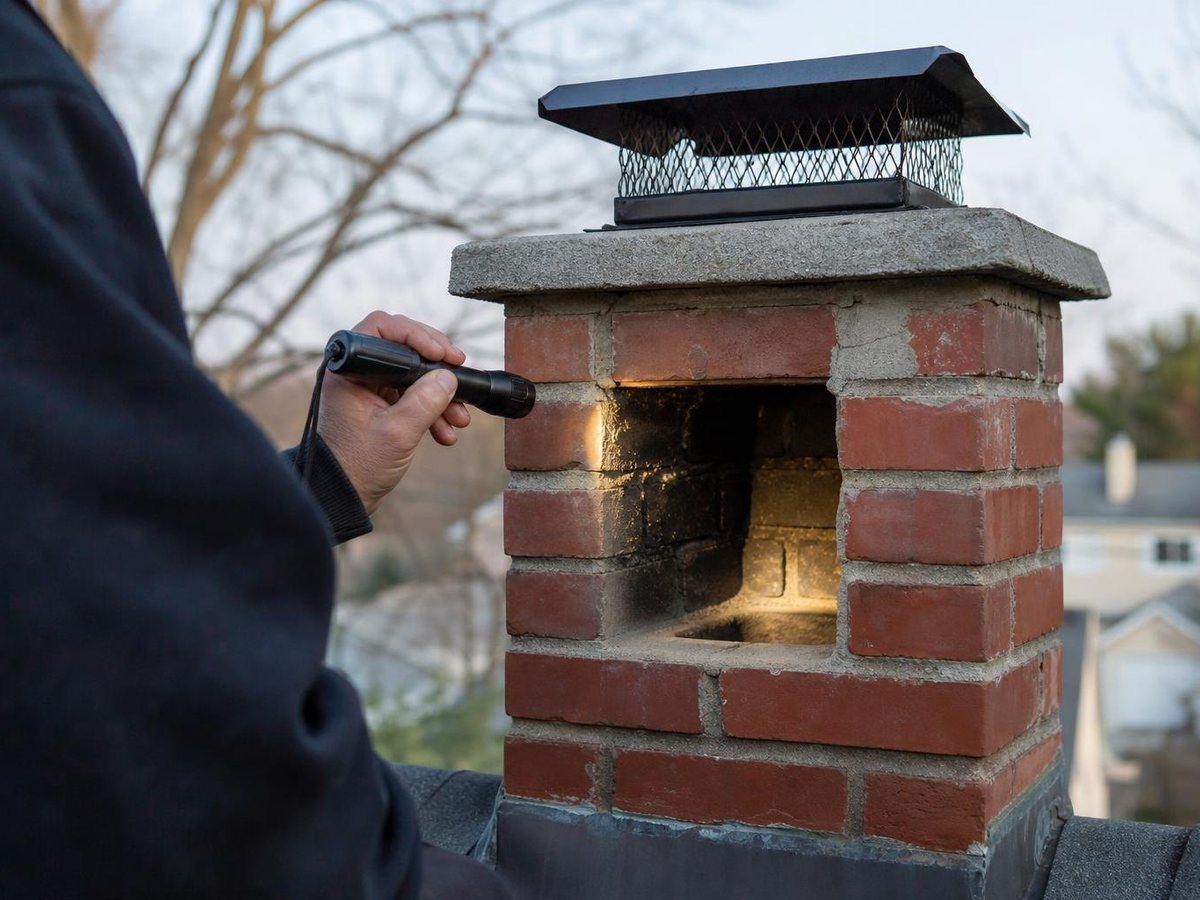 West Chimney Repair work in Blaine